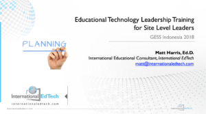 Educational Leadership Training for Site Level Leaders