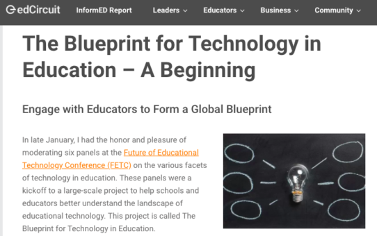 The Blueprint for Technology in Education – A Beginning – EdCircuit