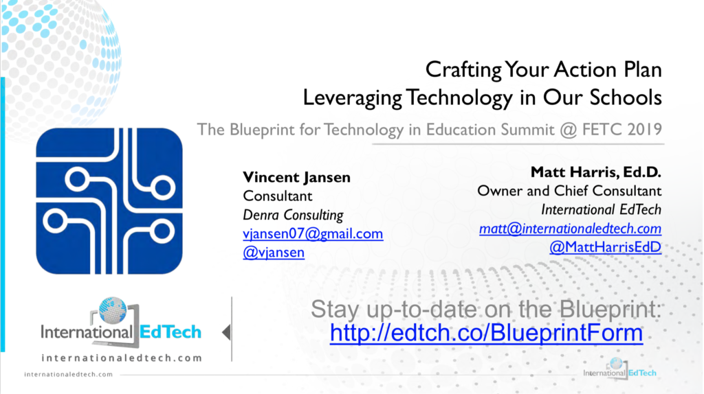  Crafting Your Action Plan Leveraging Technology in Our Schools - FETC 2019